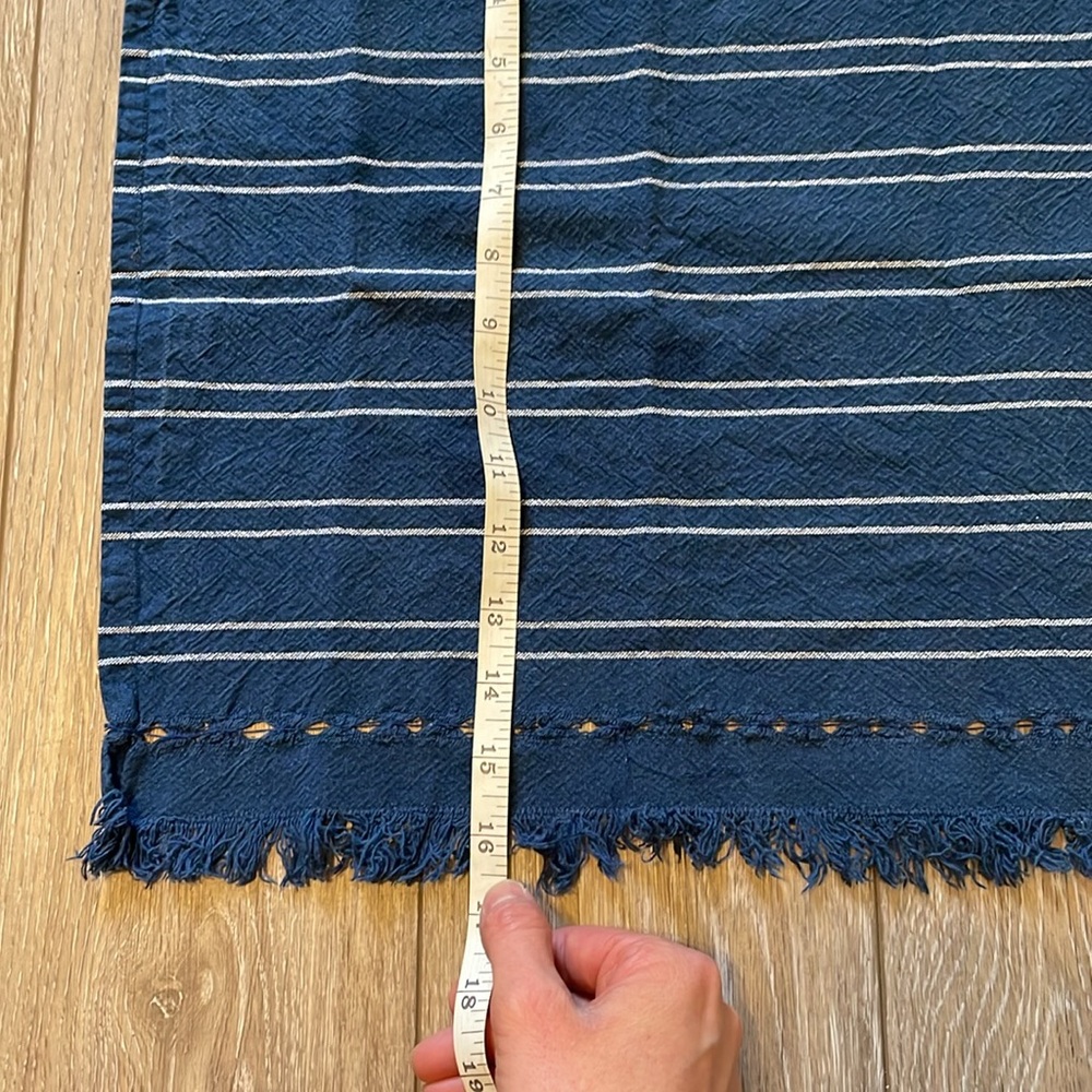Blue Striped Cloth Napkins - Picture 3 of 3